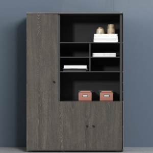 wooden filing cabinet